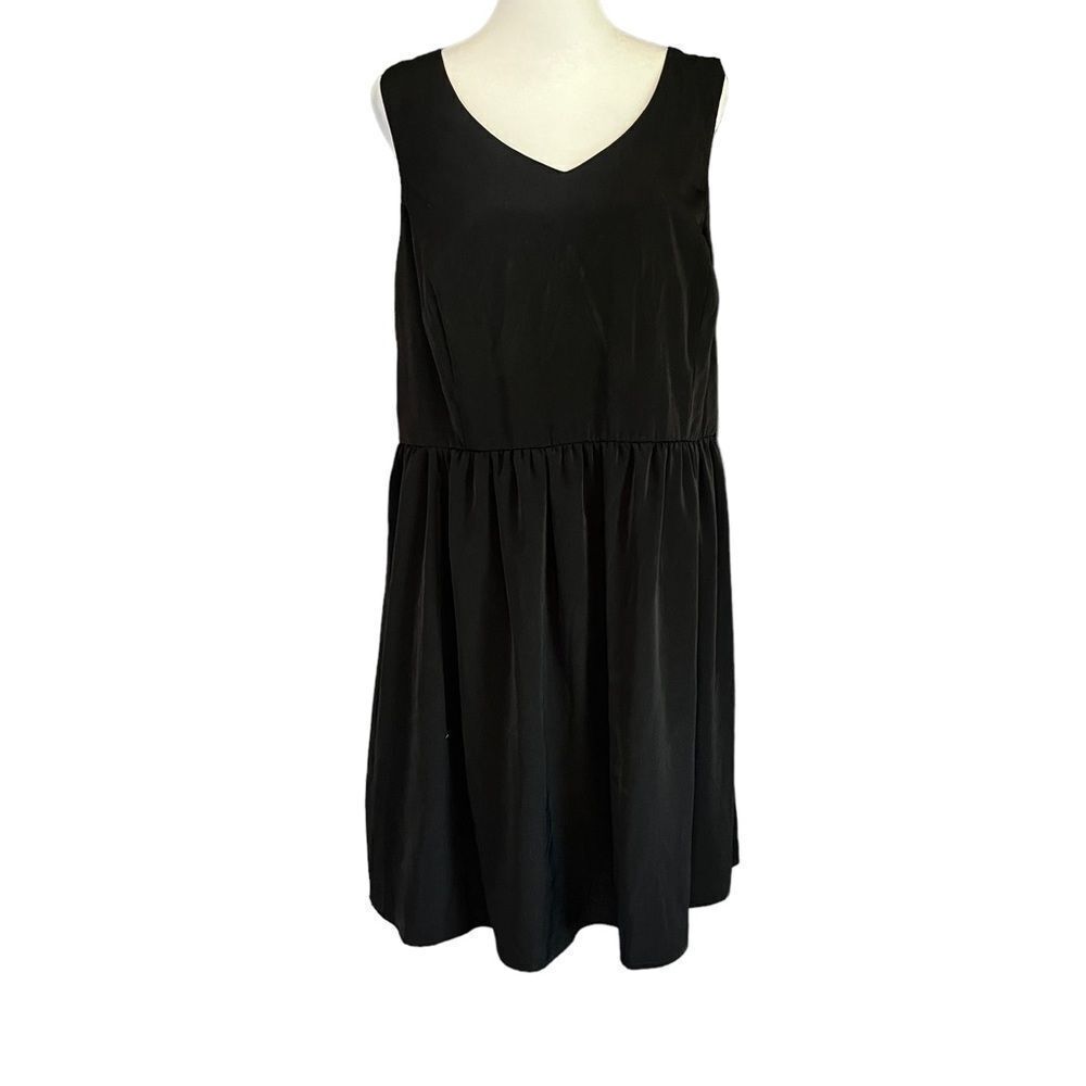 Sababa tank dress black with beautiful back with zipper 2X​​​​